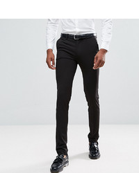 ASOS DESIGN Tall Super Skinny Smart Trousers In Black