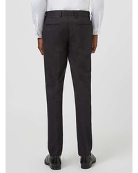 Topman Black Textured Ultra Skinny Fit Suit Pants