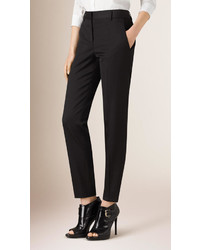 Burberry Wool Blend Tailored Trousers