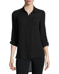 Ana Ana Long Sleeve Button Front Shirt