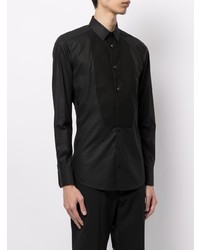 Dolce & Gabbana Bib Collar Cotton Shirt