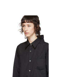 Comme des Garcons Black Exaggerated Back Pleat Shirt