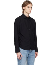 rag & bone Black Fit 2 Engineered Oxford Shirt