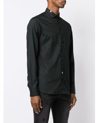 Philipp Plein Black Formal Shirt