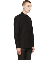 Saint Laurent Black Poplin Classic Shirt