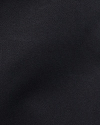 Versace Button Front Textured Dress Shirt Black