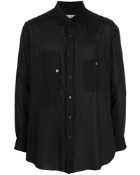 Yohji Yamamoto Classic Collar Long Sleeve Shirt