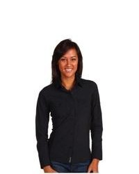 Merrell Ophelia Long Sleeve Shirt Long Sleeve Button Up Black