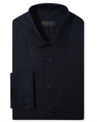 Michelsons Slim Fit Chevron Texture French Cuff Tuxedo Shirt