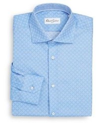 Robert Graham Solomon Geometric Cotton Dress Shirt