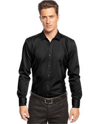INC International Concepts Shirt Big Tall Long Sleeve Mohite Slim Shirt