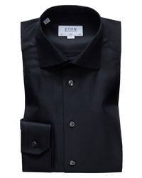 Eton Slim Fit Textured Dress Shirt