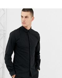 Noak Smart Shirt In Black With Long Sleeves