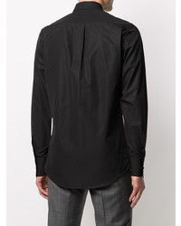 DSQUARED2 Spread Collar Front Bib Shirt