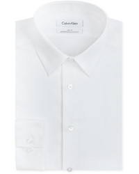 Calvin Klein Steel Slim Fit Non Iron Performance Herringbone Dress Shirt