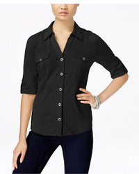 Style&co. Style Co Utility Shirt Created For Macys