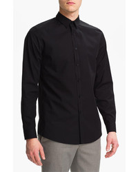 Topman Dress Shirt Black X Large