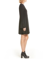 Derek Lam 10 Crosby Bell Sleeve Asymmetrical Dress
