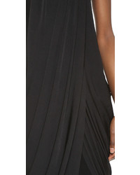Bobi Black Asymmetrical Dress