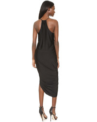 Bobi Black Asymmetrical Dress