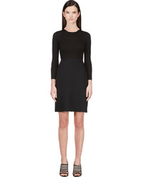 Calvin Klein Collection Black Combo Tay Bis Dress