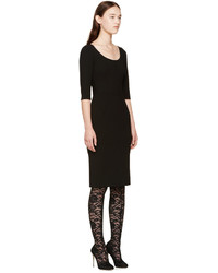 Dolce & Gabbana Black Fitted Dress
