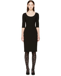 Dolce & Gabbana Black Fitted Dress