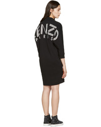 Kenzo Black Logo Pullover Dress
