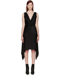Givenchy Black Pleated Dress