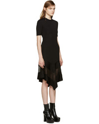 Givenchy Black Sheer Panel Dress