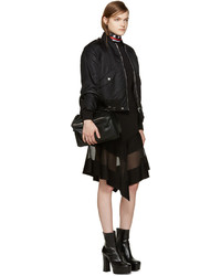 Givenchy Black Sheer Panel Dress