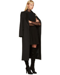 Alexander McQueen Black Trapeze Dress