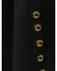 Moschino Boutique Buttoned Sleeve V Neck Dress