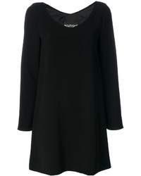 Moschino Boutique Buttoned Sleeve V Neck Dress