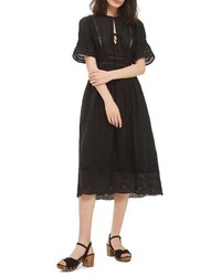 Topshop Broderie Anglaise Cotton Dress