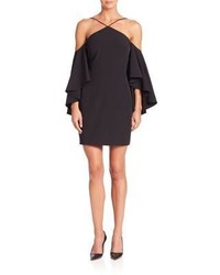Milly Chelsea Italian Cady Cold Shoulder Dress