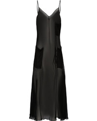 MM6 MAISON MARGIELA Chiffon Dress Black