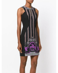 Versace Collection Central Panel Fitted Dress
