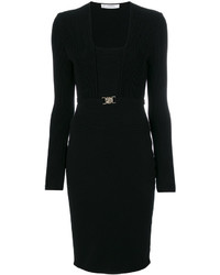 Versace Collection Layered Belted Dress