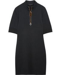 Marc Jacobs Cotton Terry Mini Dress Black