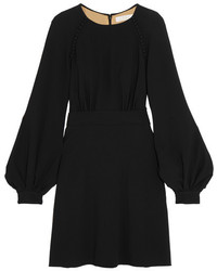Chloé Crepe Mini Dress Black