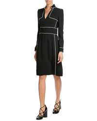 Burberry Dress With Contrast Piping
