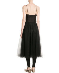 Valentino Dress With Tulle Skirt