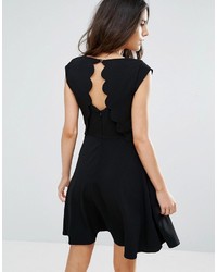 Louche Elaine Dress With Scallop Back Detail