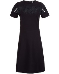 Elie Tahari Laser Cut Flared Dress