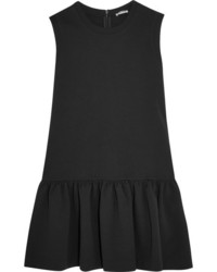 Miu Miu Faille Mini Dress Black
