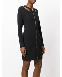 Versace Jeans Zip Fitted Dress