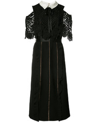 Self-Portrait Lace Panelled Dress