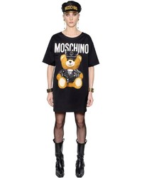 Moschino Teddy Bear Envers Satin Stretch Dress
