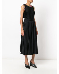 Givenchy Pansy Detail Pleated Dress